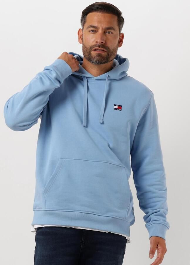 TOMMY JEANS Heren Truien & Vesten Tjm Reg Badge Hoodie Lichtblauw - Foto 4