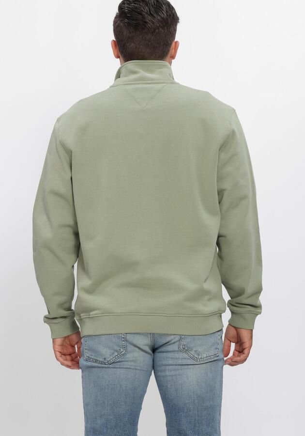 TOMMY JEANS Heren Truien & Vesten Tjm Reg Badge Qz Ext Groen - Foto 3
