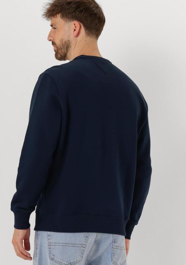 TOMMY JEANS Heren Truien & Vesten Tjm Reg Bagde Crew Ext Donkerblauw