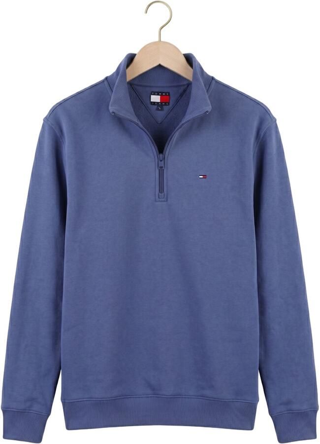 TOMMY JEANS Heren Truien & Vesten Tjm Reg Fleece 1 4zip Mock Neck Blauw - Foto 2