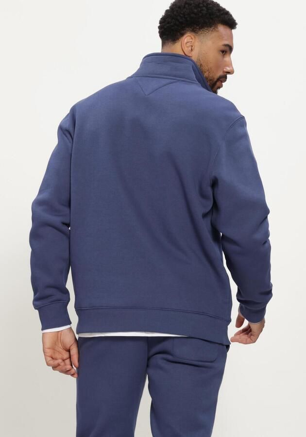 TOMMY JEANS Heren Truien & Vesten Tjm Reg Fleece 1 4zip Mock Neck Blauw - Foto 3