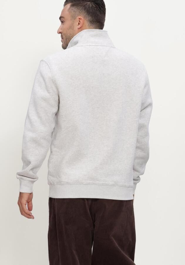 TOMMY JEANS Heren Truien & Vesten Tjm Reg Fleece 1 4zip Mock Neck Lichtgrijs - Foto 2