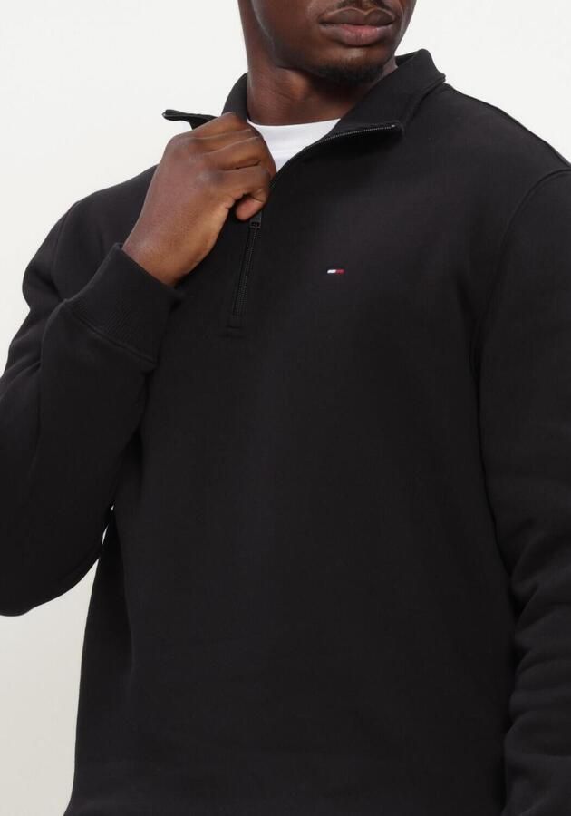 TOMMY JEANS Heren Truien & Vesten Tjm Reg Fleece 1 4zip Mock Neck Zwart - Foto 4