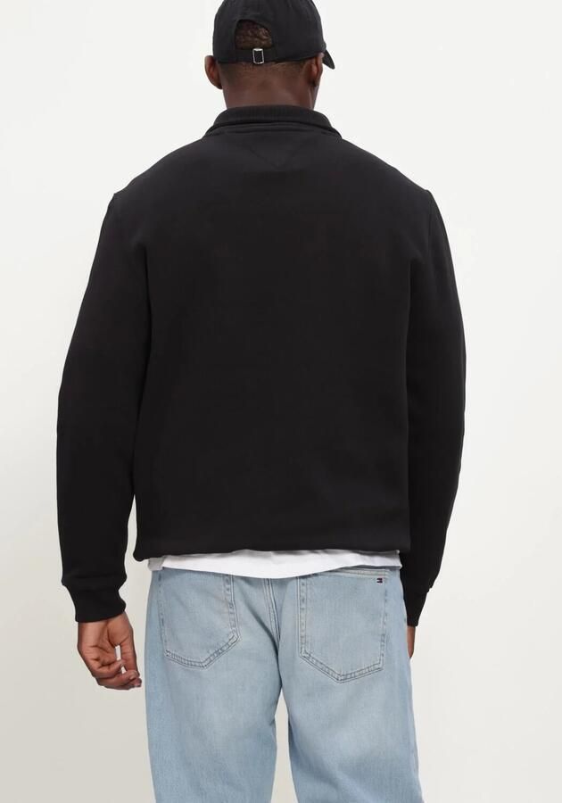 TOMMY JEANS Heren Truien & Vesten Tjm Reg Fleece 1 4zip Mock Neck Zwart - Foto 3