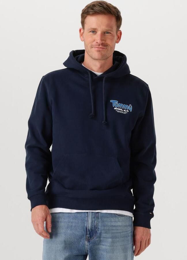 TOMMY JEANS Heren Truien & Vesten Tjm Reg Font Play Hoodie Ext Donkerblauw - Foto 4