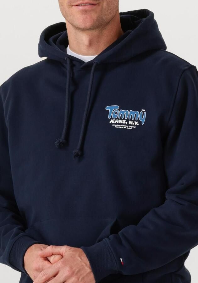 TOMMY JEANS Heren Truien & Vesten Tjm Reg Font Play Hoodie Ext Donkerblauw - Foto 2