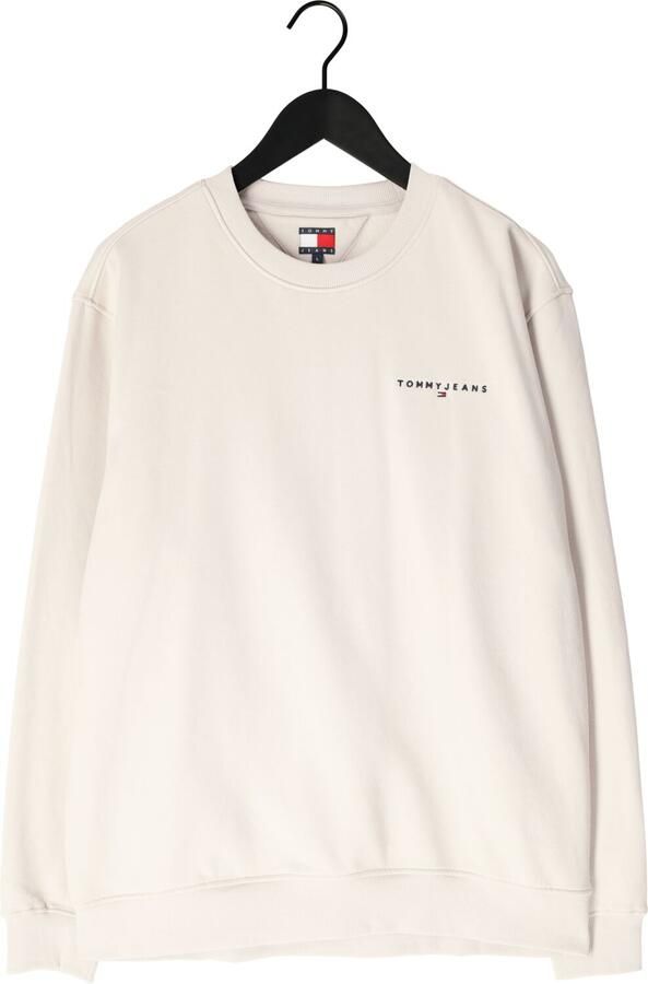 TOMMY JEANS Heren Truien & Vesten Tjm Reg Linear Crew Ext Beige - Foto 3