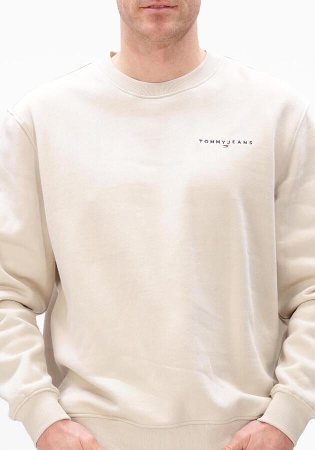 TOMMY JEANS Heren Truien & Vesten Tjm Reg Linear Crew Ext Beige - Foto 2