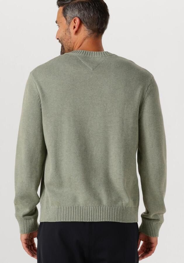 TOMMY JEANS Heren Truien & Vesten Tjm Reg Melange Flag Sweater Groen - Foto 2
