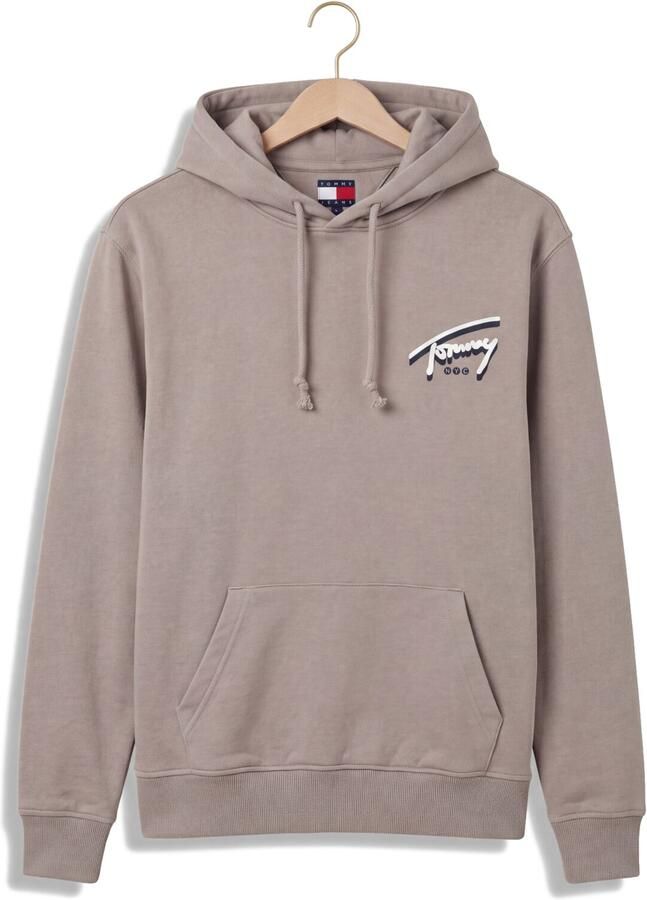 TOMMY JEANS Heren Truien & Vesten Tjm Reg Nyc Signature Hoodie Ext Zand - Foto 2