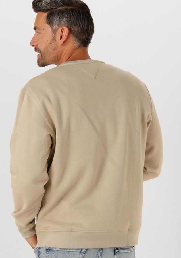 TOMMY JEANS Heren Truien & Vesten Tjm Reg S Flag Crew Ext Beige