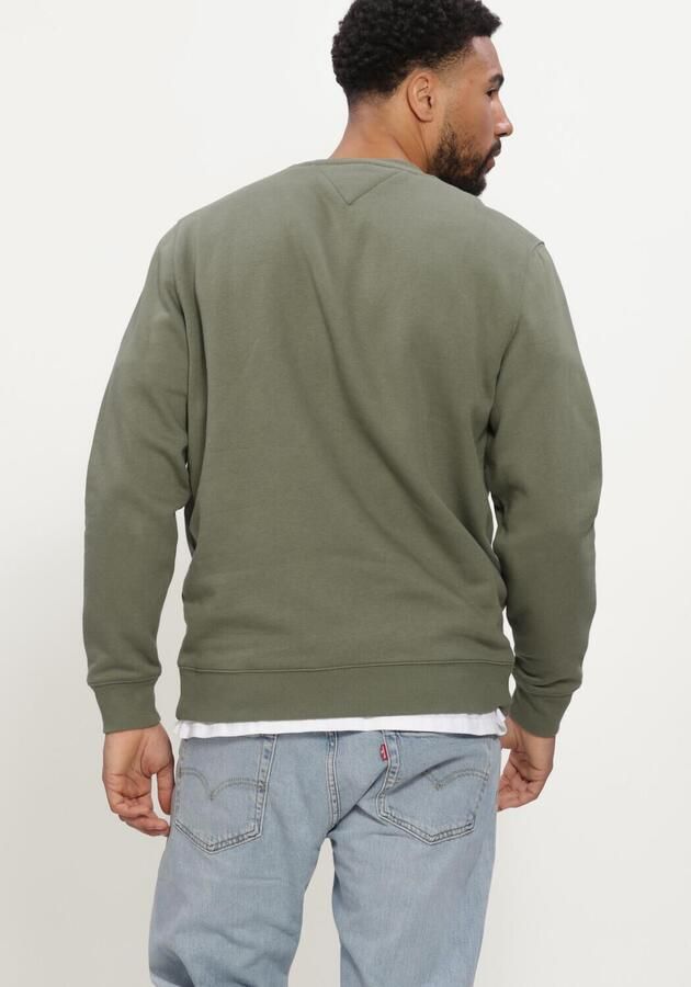 TOMMY JEANS Heren Truien & Vesten Tjm Reg S Flag Crew Ext Khaki - Foto 3