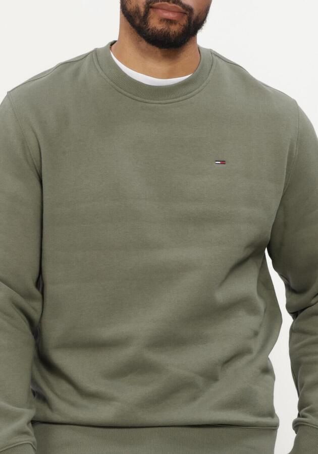 TOMMY JEANS Heren Truien & Vesten Tjm Reg S Flag Crew Ext Khaki - Foto 4