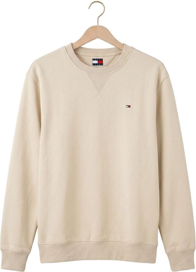 TOMMY JEANS Heren Truien & Vesten Tjm Reg S Flag Crew Ext Olijf - Foto 2