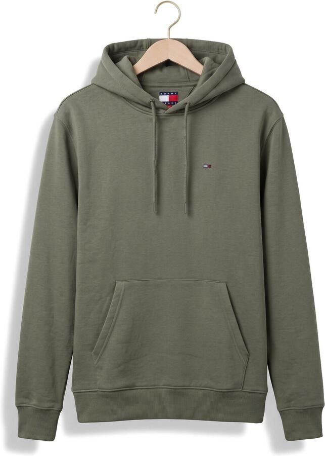 TOMMY JEANS Heren Truien & Vesten Tjm Reg S Flag Hoodie Ext Olijf - Foto 2
