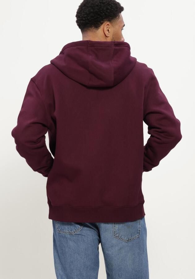 TOMMY JEANS Heren Truien & Vesten Tjm Reg S Flag Zip Thru Ext Bordeaux - Foto 3