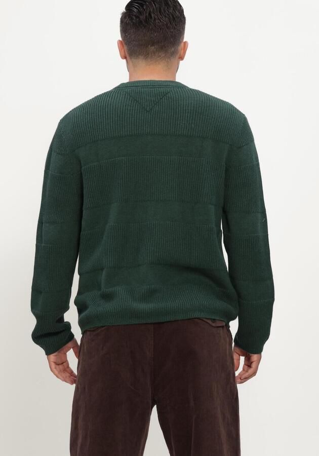 TOMMY JEANS Heren Truien & Vesten Tjm Reg Textured Sweater Ext Donkergroen - Foto 2
