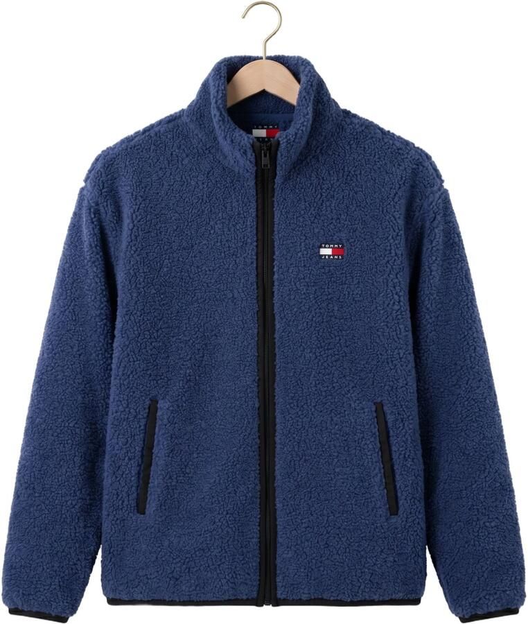 TOMMY JEANS Heren Truien & Vesten Tjm Rlx Badge Zip-thru Teddy Ext Blauw - Foto 2