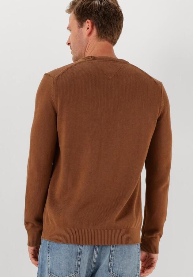 TOMMY JEANS Heren Truien & Vesten Tjm Slim Ess Sweater Exts Bruin