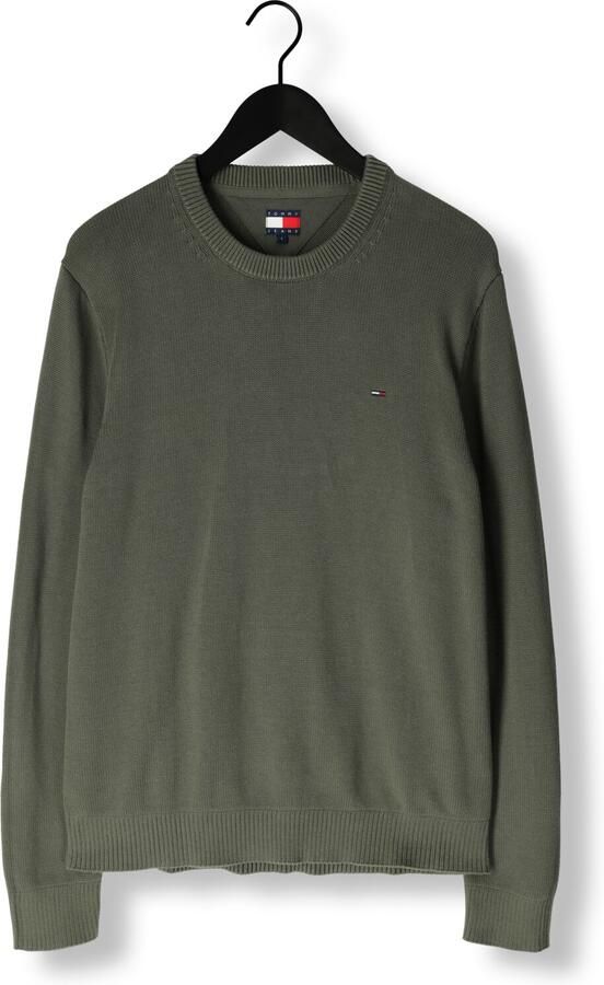 TOMMY JEANS Heren Truien & Vesten Tjm Slim Ess Sweater Exts Olijf - Foto 3