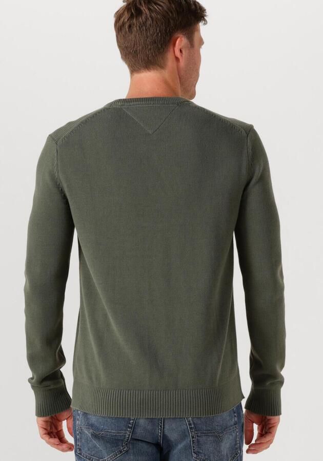 TOMMY JEANS Heren Truien & Vesten Tjm Slim Ess Sweater Exts Olijf