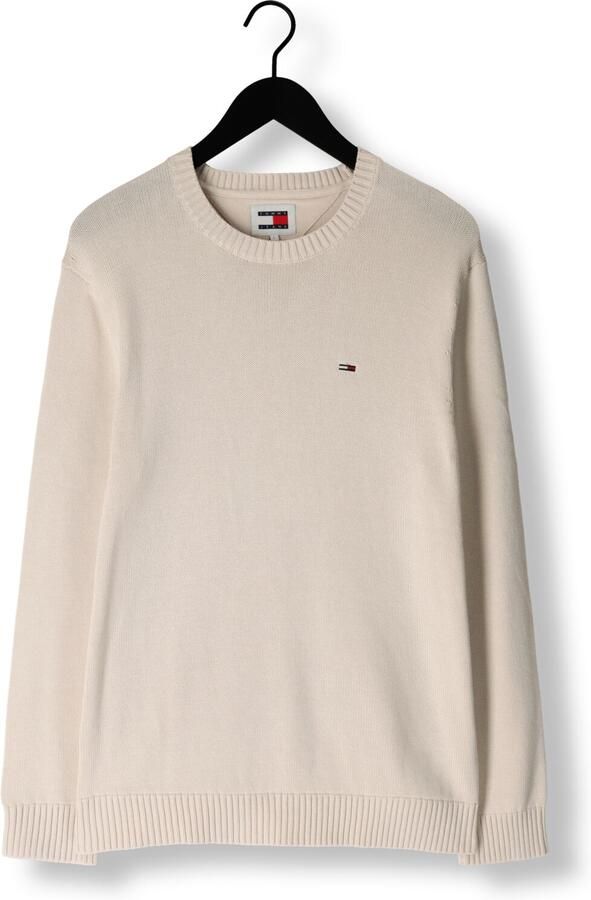 Tommy Hilfiger Katoenen Crewneck Sweater met Logo Borduurwerk Beige Heren - Foto 3