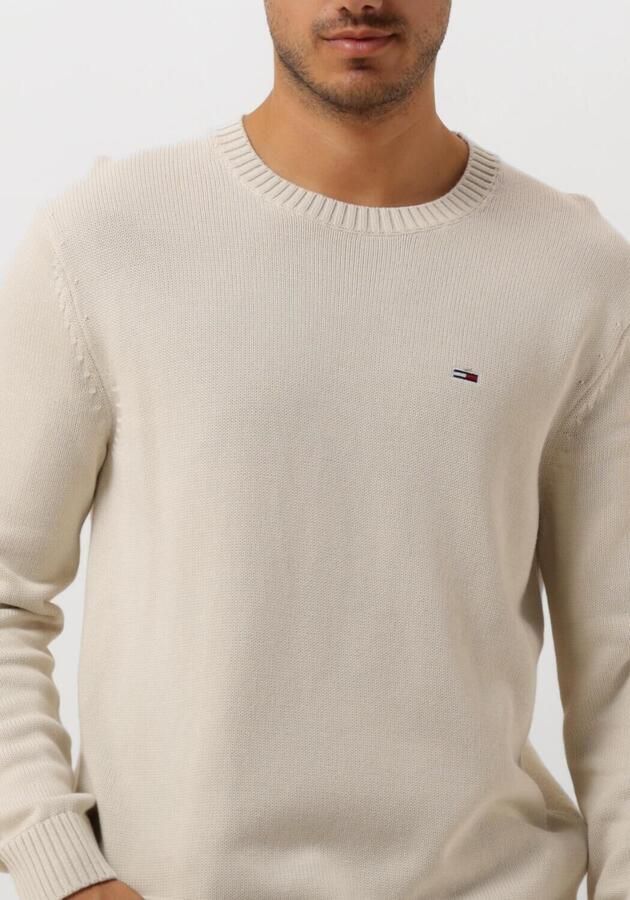 Tommy Hilfiger Katoenen Crewneck Sweater met Logo Borduurwerk Beige Heren - Foto 2
