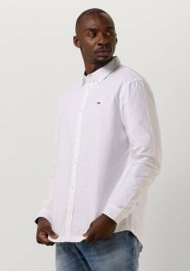Tommy Jeans Witte Casual Overhemd Tjm Classic Oxford Shirt