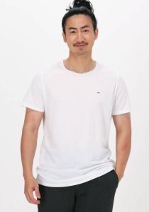 Tommy Jeans Witte T-shirt Tjm Slim Jaspe C Neck