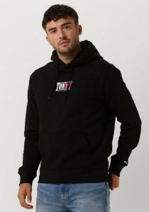 Tommy Jeans Zwarte Sweater Tjm Reg Essential Graphic Hoodie