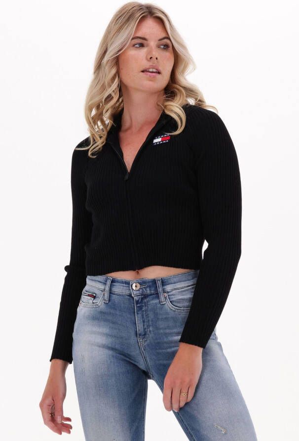 TOMMY JEANS Schipperstrui TJW BADGE ZIP TRHU SWEATER