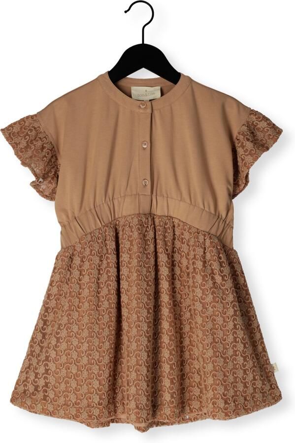 TON & TON Meisjes Jurken Tara Camel