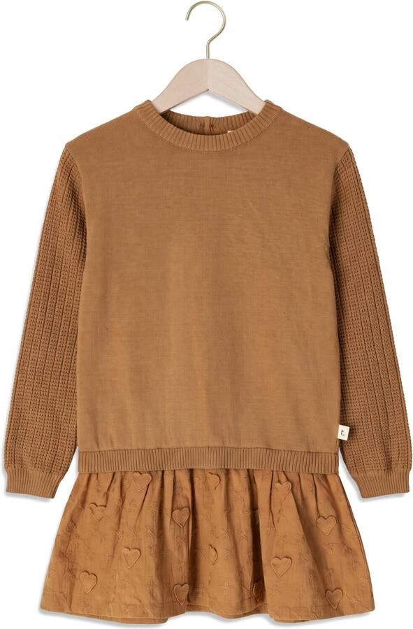 TON & TON Meisjes Jurken Taya Bruin