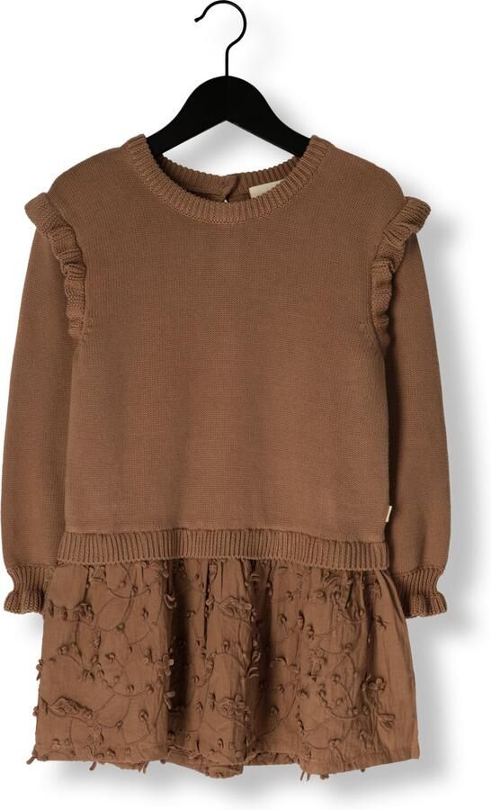 TON & TON Meisjes Jurken Tess Bruin - Foto 3