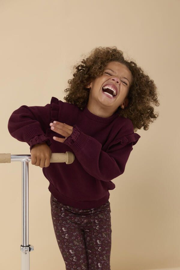 TON & TON Meisjes Truien & Vesten Ted Bordeaux - Foto 2