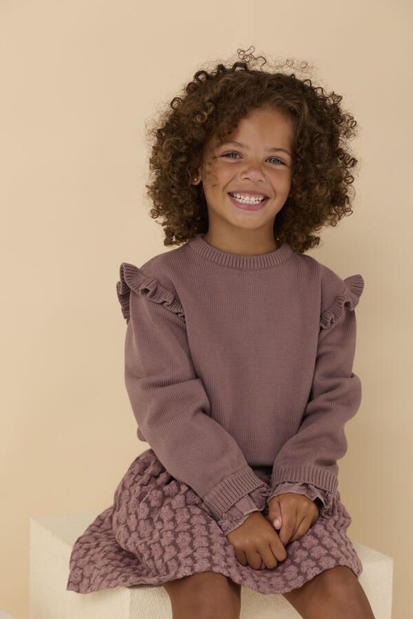 TON & TON Meisjes Truien & Vesten Ted Taupe - Foto 2