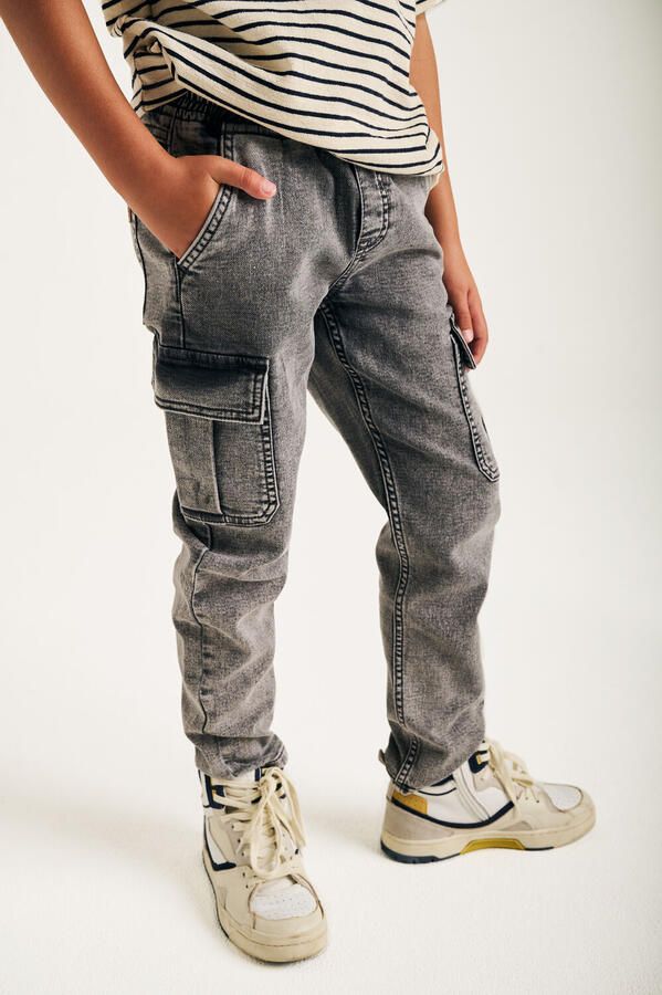 Tumble 'n Dry regular fit jeans Jaro denim grey stonewash Grijs Jongens Katoen 110 - Foto 2