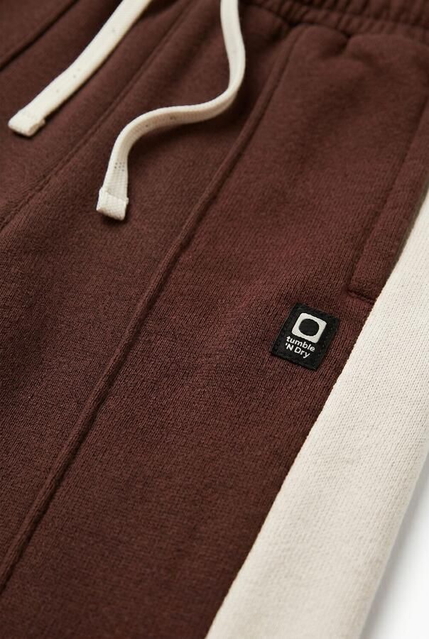 Tumble 'n Dry sweatpants donkerbruin Broek Effen