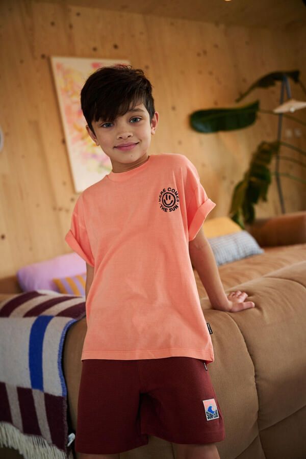 TUMBLE 'N DRY Jongens Polo's & T-shirts Coral Bay Oranje - Foto 3