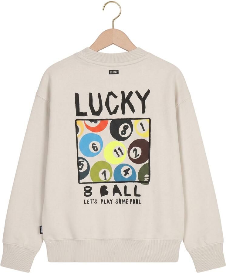 Tumble 'n Dry junior sweater met borduursels en backprint crème Ecru - Foto 2