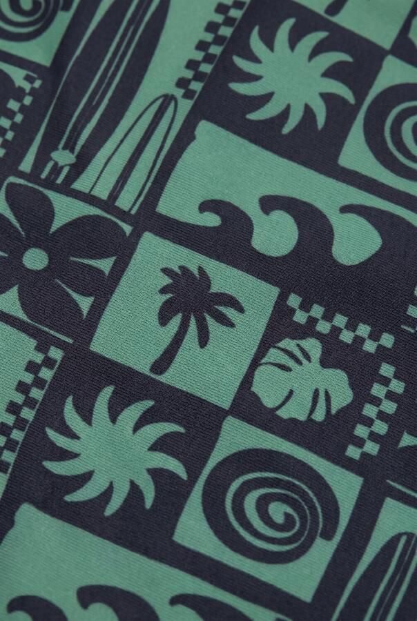 Tumble 'n Dry zwemboxer groen met all over print - Foto 3