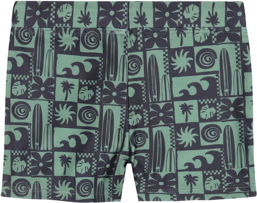 Tumble 'n Dry zwemboxer groen met all over print - Foto 2