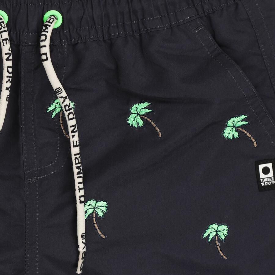 Tumble 'n Dry zwemshort donkerblauw met all over palmboom print - Foto 2