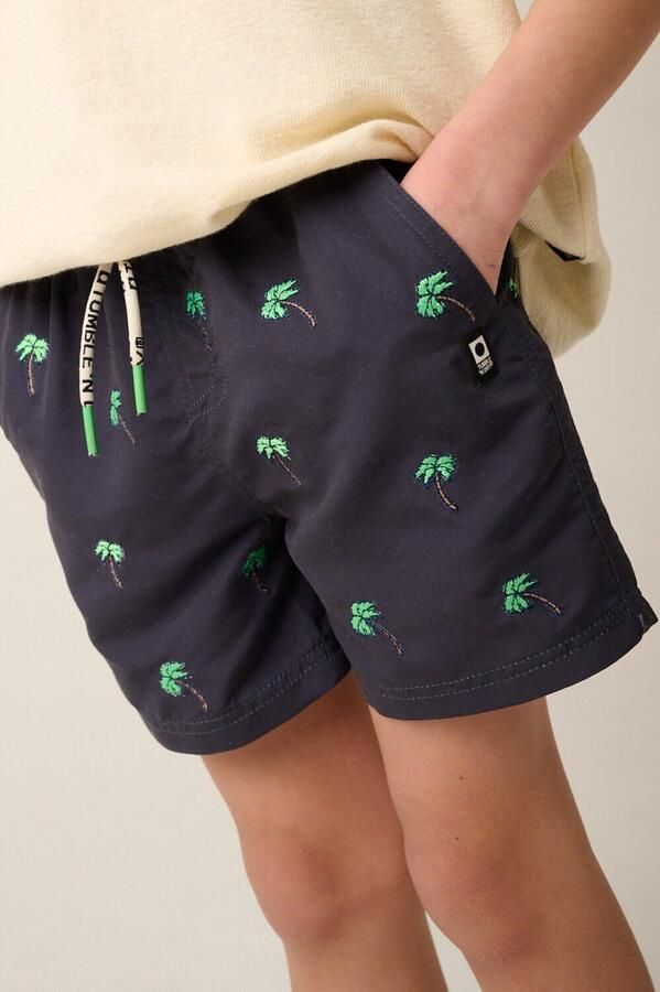 Tumble 'n Dry zwemshort donkerblauw met all over palmboom print - Foto 2