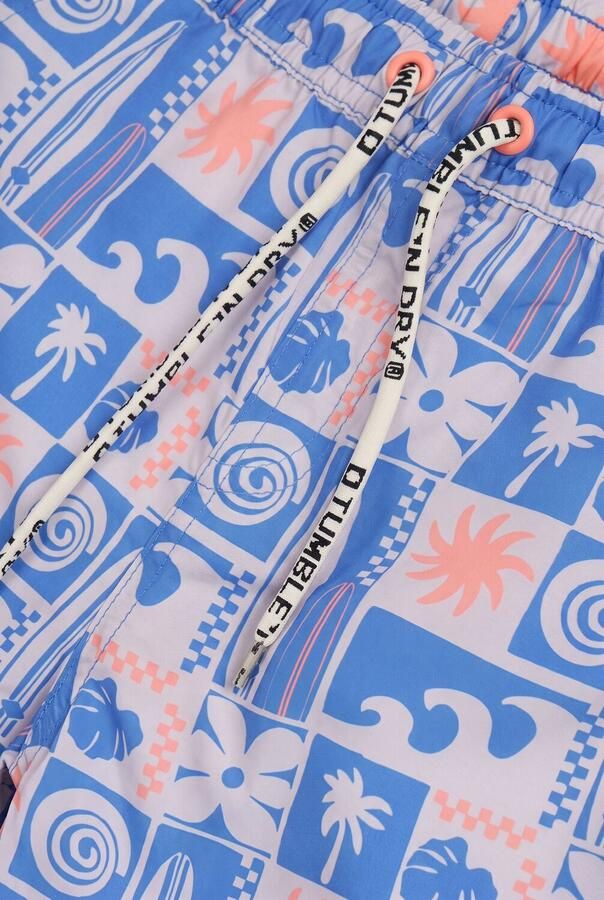 Tumble 'n Dry zwemshort met all over print blauw - Foto 3