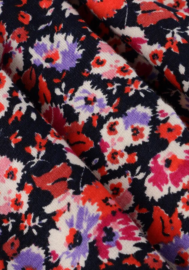 Tumble 'n Dry regular waist gebloemde flared broek donkerblauw - Foto 1
