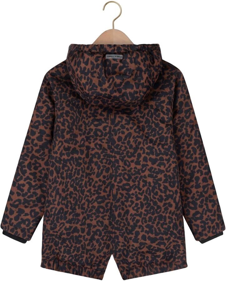 Tumble 'n Dry winterjas met panterprint donkerbruin - Foto 2