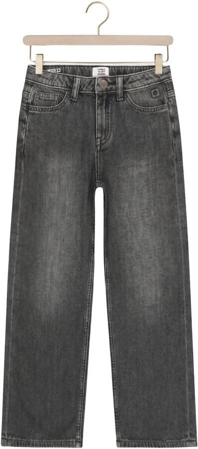 TUMBLE 'N DRY Meisjes Jeans Jara Grey Wide Donkergrijs