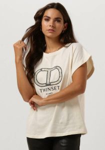 TwinSet Milano Gebroken Wit T-shirt 13457838-cpc
