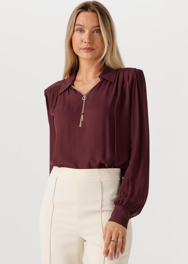 TWINSET MILANO Dames Blouses 252tp2291 Bordeaux - Foto 4